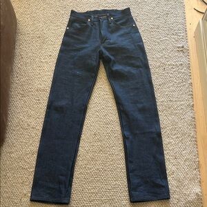 Wrangler Men's Dark Blue Straight Jeans